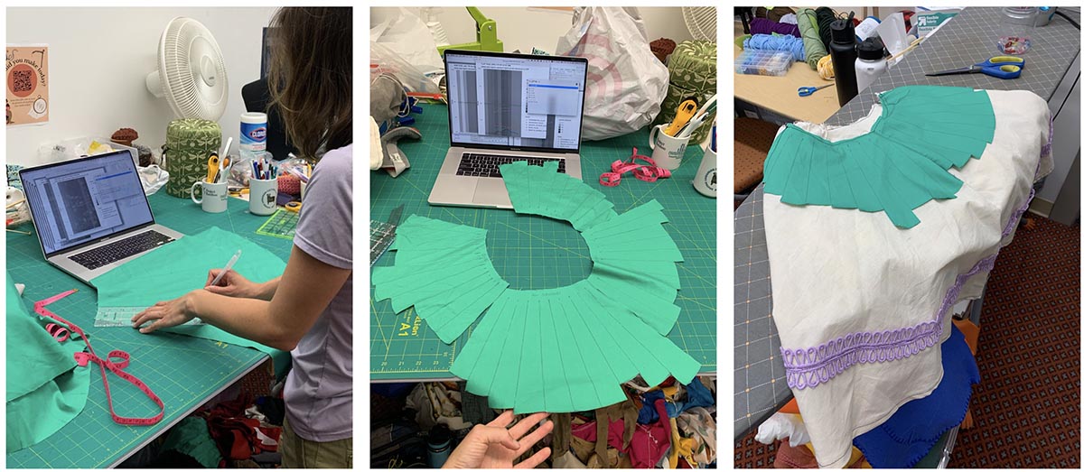 Process for creating the dress