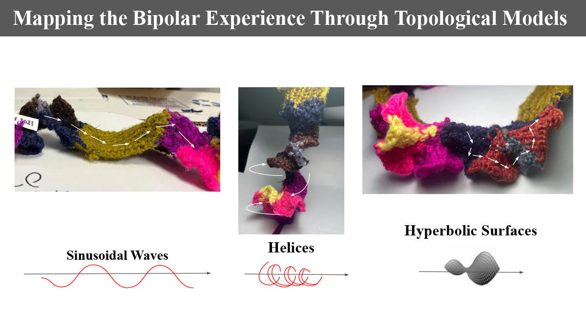 Mapping the bipolar experience through topological models
